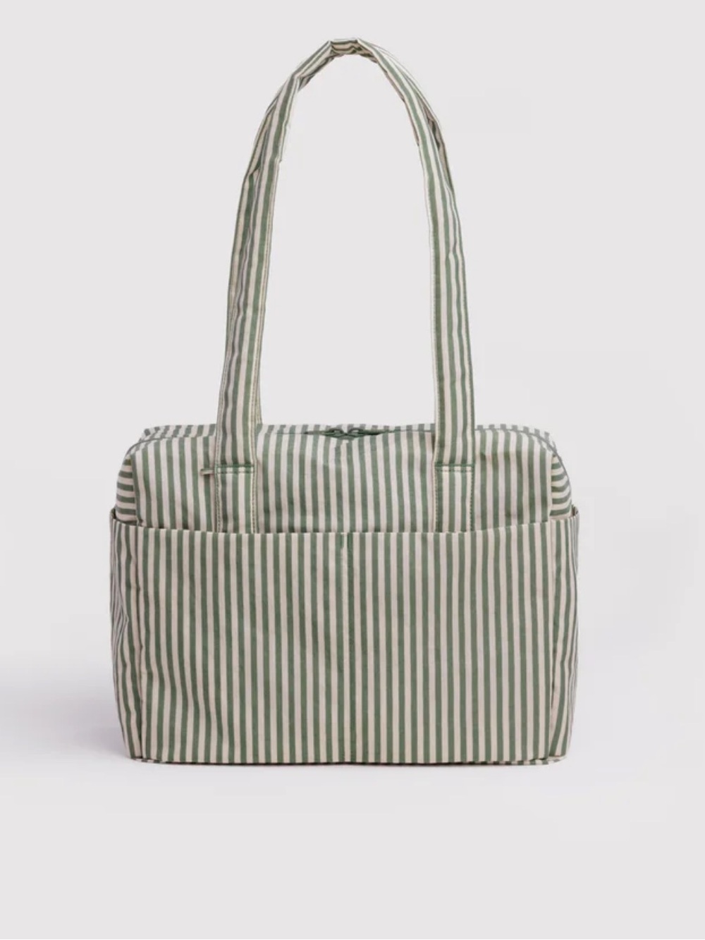 NWT BAGGU Everyday Cloud Bag - Sage Stripe
